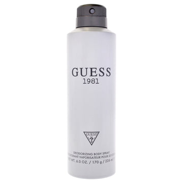 Guess 1981 by Guess for Men - 6 oz Body Spray