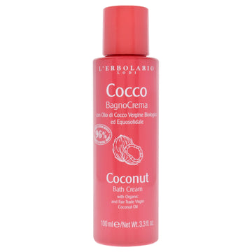 Bath Cream - Coconut by LErbolario for Unisex - 3.3 oz Foam
