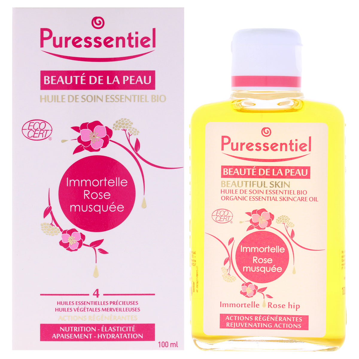 Organic Essential Skincare Oil by Puressentiel for Unisex - 3.4 oz Oil