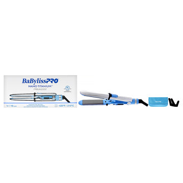 Nano Titanium Prima 2000 Stainless Steel Mini Iron - BNT2000UC by BaBylissPRO for Unisex - 0.75 Inch Flat Iron