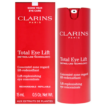 Total Eye Lift Eye Concentrate by Clarins for Women - 0.5 oz Treatment (Refillable)
