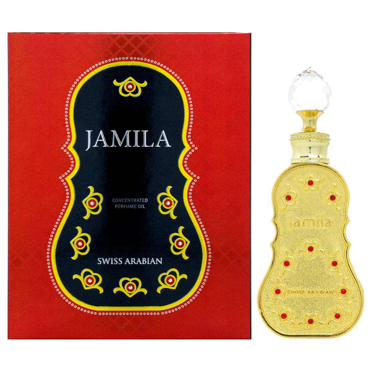 Jamila by Swiss Arabian for Women - 0.5 oz Concentrated Perfume Oil