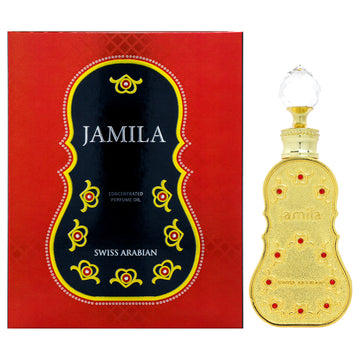 Jamila by Swiss Arabian for Women - 0.5 oz Concentrated Perfume Oil