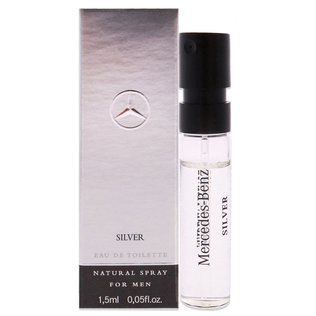 Mercedes-Benz Silver by Mercedes-Benz for Men - 1.5 ml EDT Spray Vial