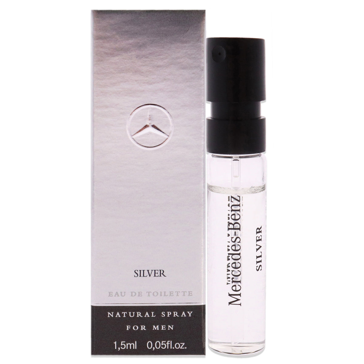 Mercedes-Benz Silver by Mercedes-Benz for Men - 1.5 ml EDT Spray Vial