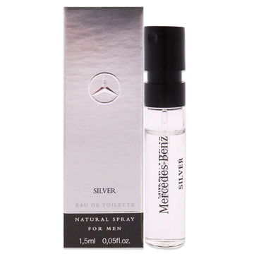 Mercedes-Benz Silver by Mercedes-Benz for Men - 1.5 ml EDT Spray Vial