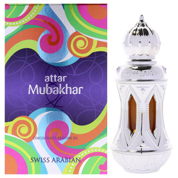 Attar Mubakhar by Swiss Arabian for Unisex - 0.67 oz Concentrated Perfume Oil