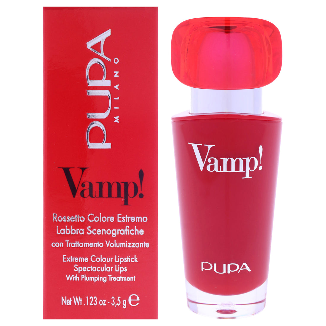Vamp! Extreme Colour Lipstick - 101 Warm Nude by Pupa Milano for Women - 0.123 oz Lipstick