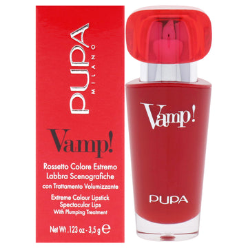 Vamp! Luminous Lipstick - 303 Iconic Red by Pupa Milano for Women - 0.123 oz Lipstick