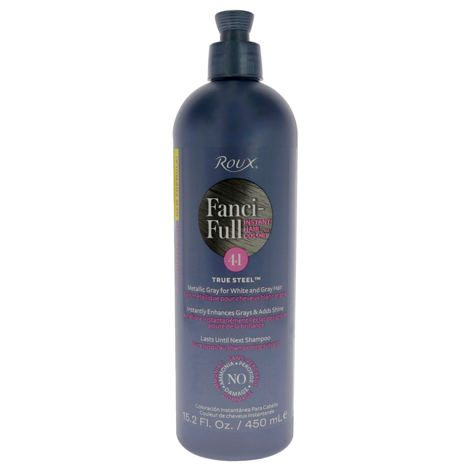 Fanci-Full Rinse Instant Hair Color - 41 True Steel by Roux for Unisex - 15.2 oz Hair Color