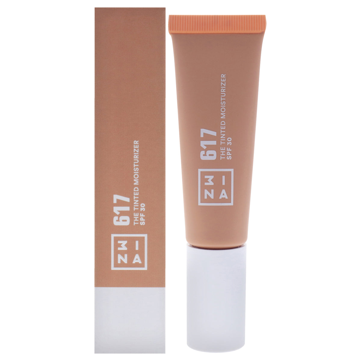 The Tinted Moisturizer SPF 30 - 617 Medium-Tan Skin With Rich Pink Undertone by 3INA for Women - 1.01 oz Foundation
