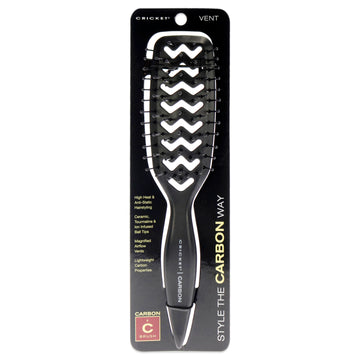 Style The Carbon Way Vent by Cricket for Unisex - 1 Pc Hair Brush