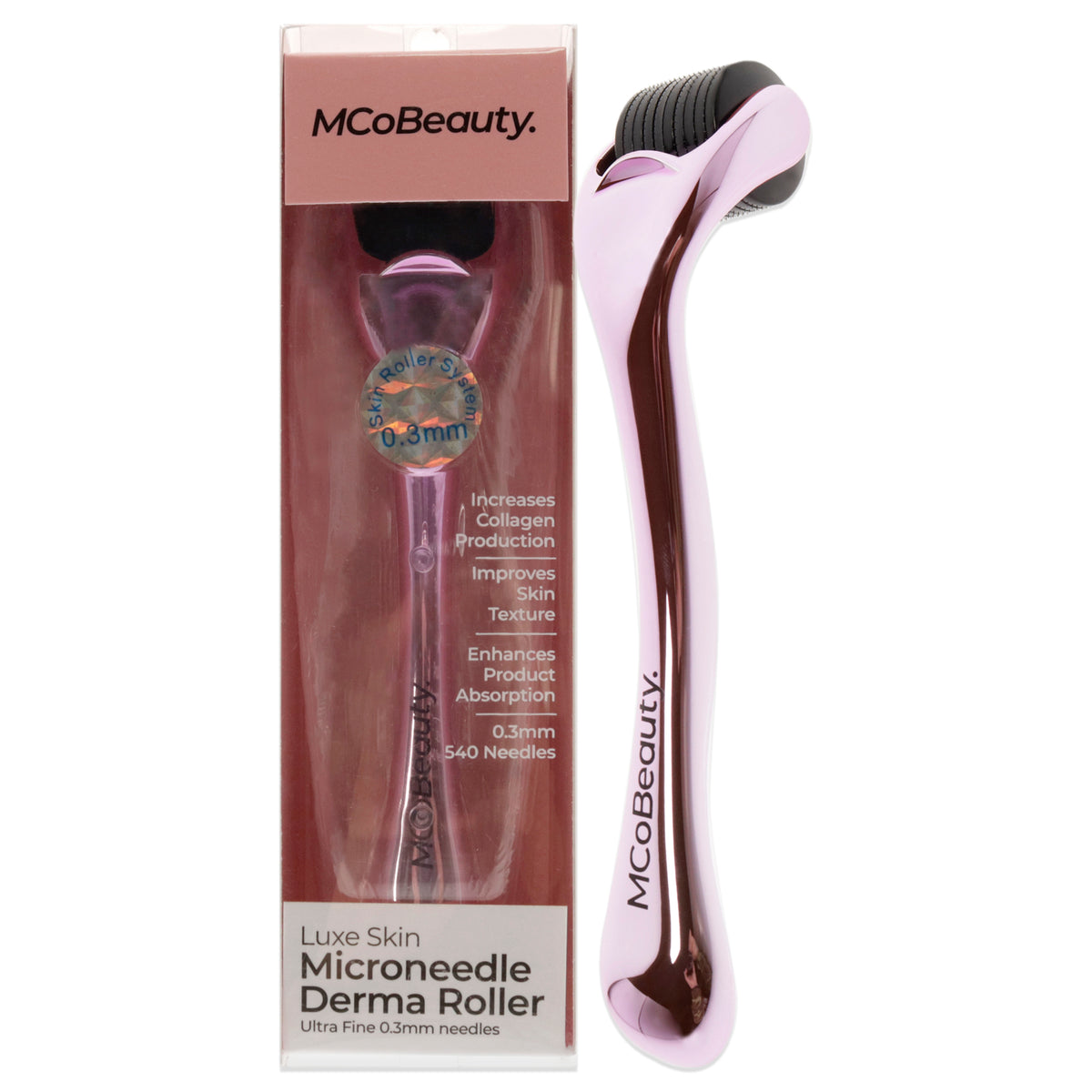 Luxe Skin Microneedle Derma Roller by MCoBeauty for Unisex - 1 Pc Roller