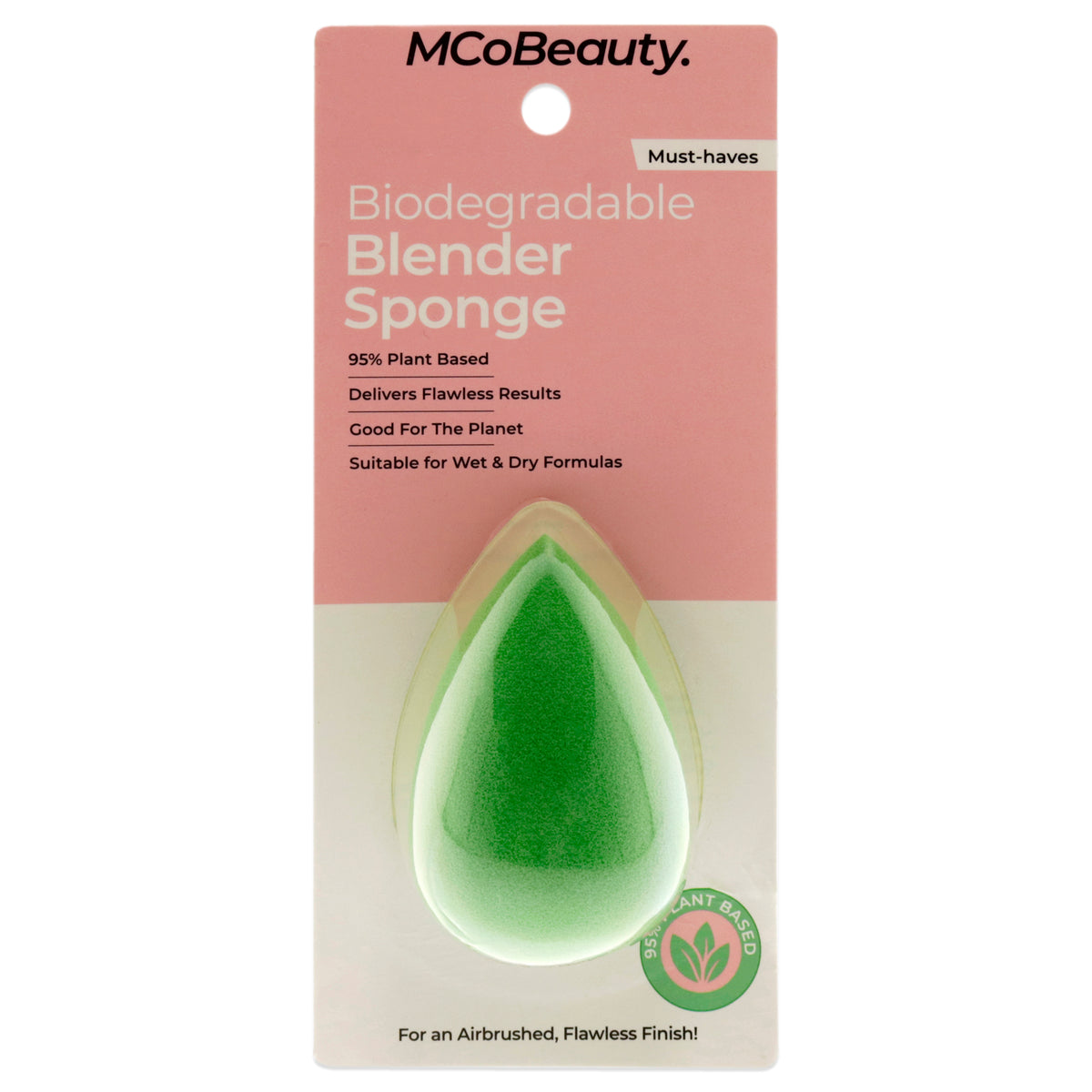 Biodegradable Blender Sponge by MCoBeauty for Women - 1 Pc Sponge