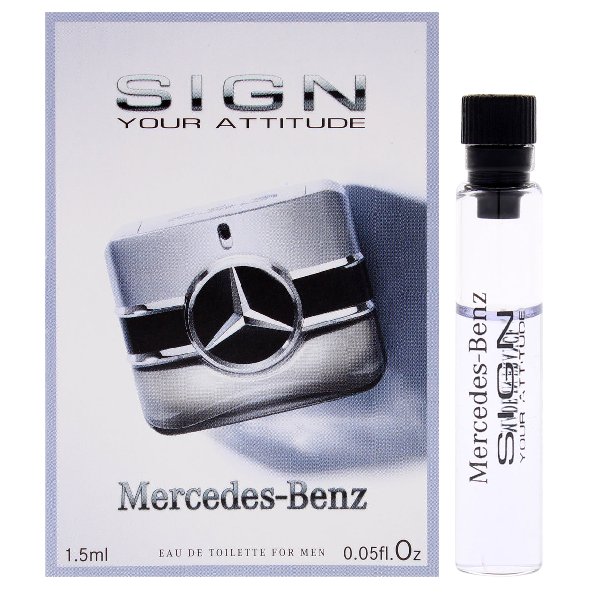 Mercedes-Benz Sign Your Attitude by Mercedes-Benz for Men - 1.5 ml EDT Spray Vial