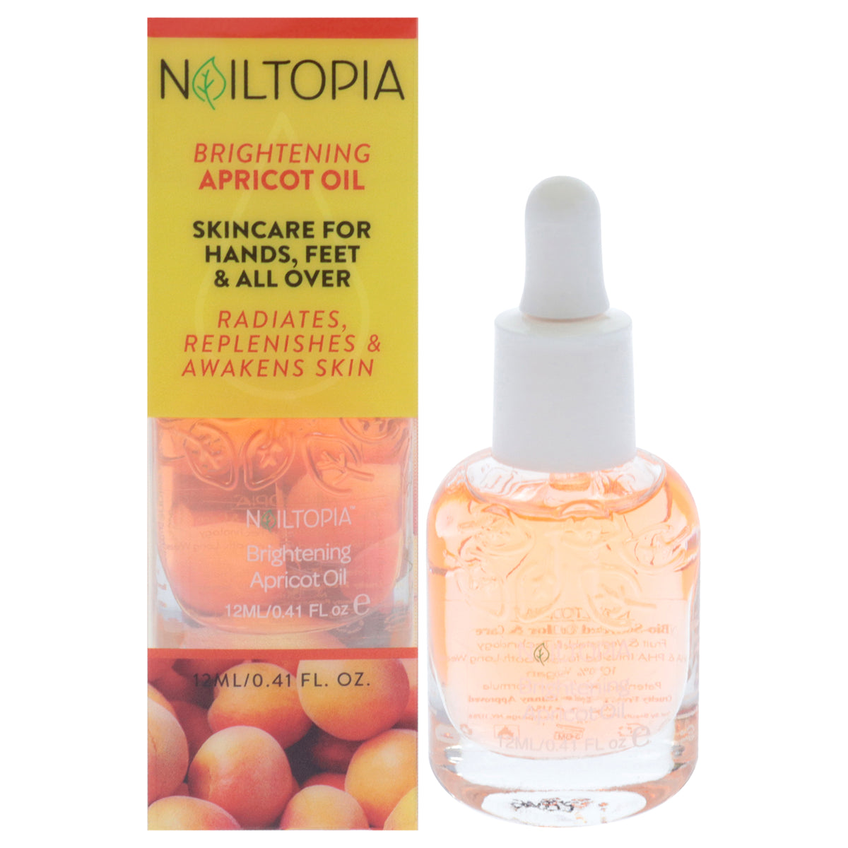 Brightening Oil - Apricot by Nailtopia for Women - 0.41 oz Oil
