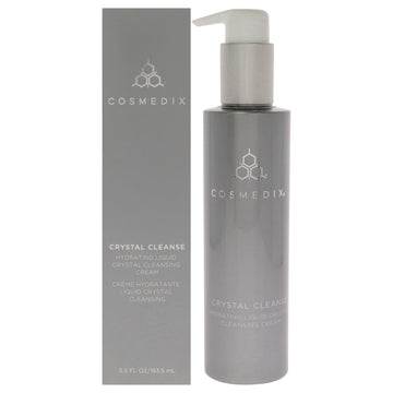 Crystal Cleanse Hydrating Liquid Crystal Cleansing Cream by Cosmedix for Unisex - 5.5 oz Cream
