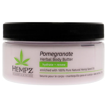 Pomegranate Herbal Body Butter by Hempz for Unisex - 8 oz Body Butter