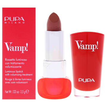 Vamp! Luminous Lipstick - 107 Rosewood by Pupa Milano for Women - 0.123 oz Lipstick