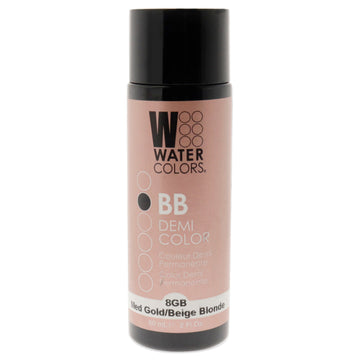 Watercolors BB Demi-Permanent Hair Color - 8GB Medium Golden Beige Blonde by Tressa for Unisex - 2 oz Hair Color