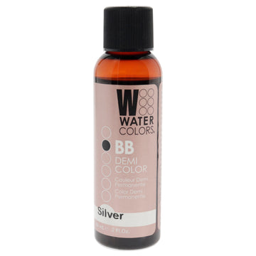 Watercolors BB Demi-Permanent Hair Color - Silver by Tressa for Unisex - 2 oz Hair Color