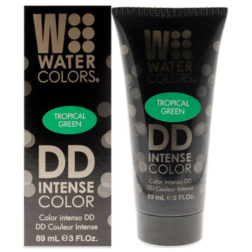 Watercolors DD Intense Color - Tropical Green by Tressa for Unisex - 3 oz Hair Color