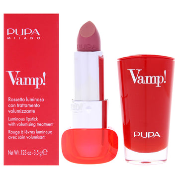 Vamp! Luminous Lipstick - 204 Timeless Rose by Pupa Milano for Women - 0.123 oz Lipstick