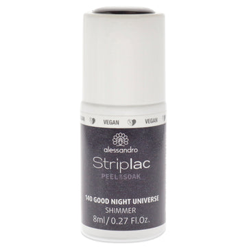 Striplac Peel or Soak Shimmer - 140 Good Night Universe by Alessandro for Women - 0.27 oz Nail Polish