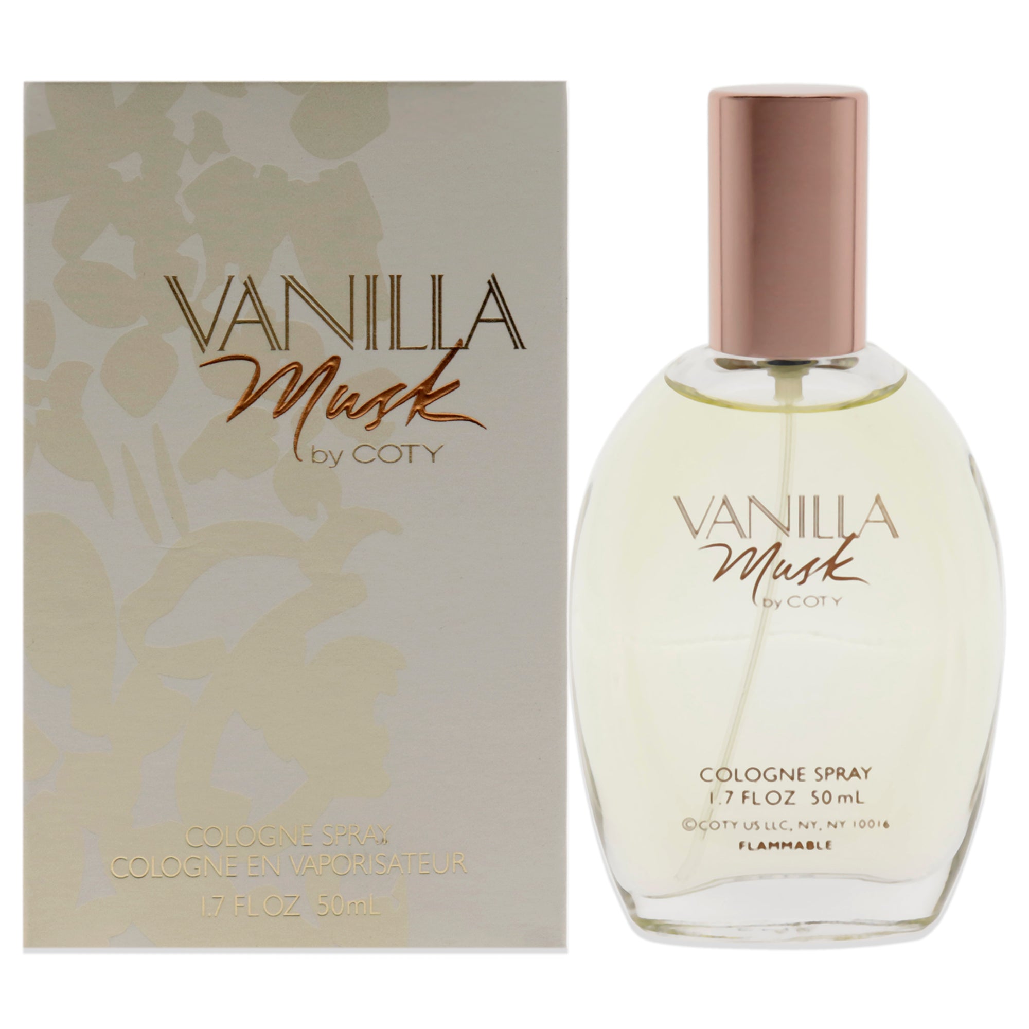 Vanilla Musk by Coty for Women - 1.7 oz Cologne Spray
