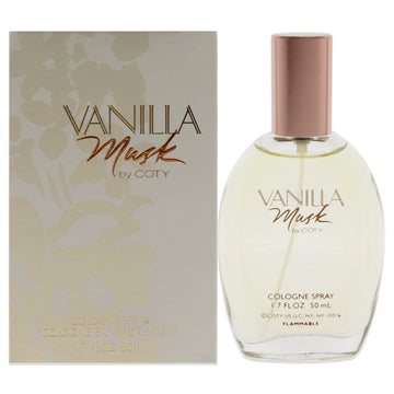 Vanilla Musk by Coty for Women - 1.7 oz Cologne Spray