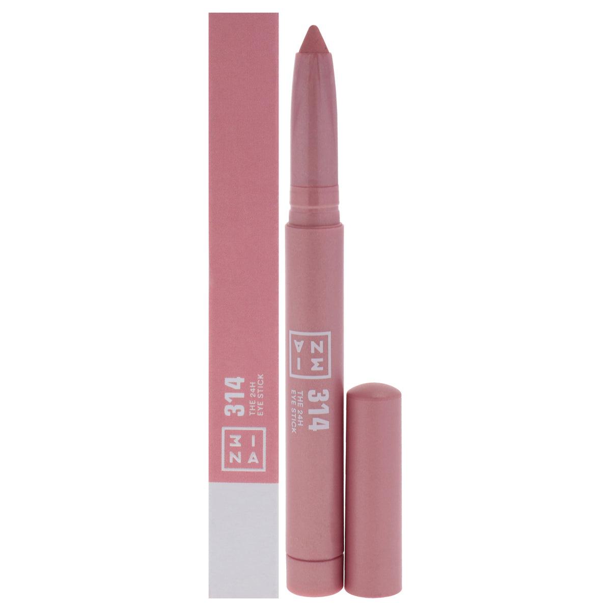 The 24H Eye Stick - 314 Ballet Pink Metallic by 3INA for Women - 0.049 oz Eye Shadow