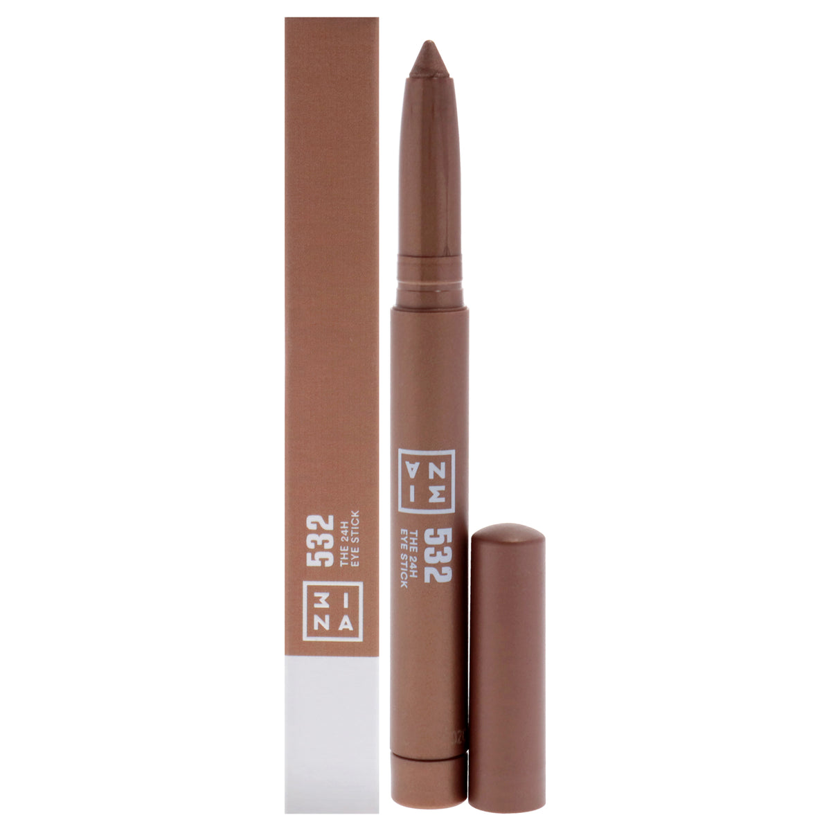 The 24H Eye Stick - 532 Golden Brown Sparkly by 3INA for Women - 0.049 oz Eye Shadow