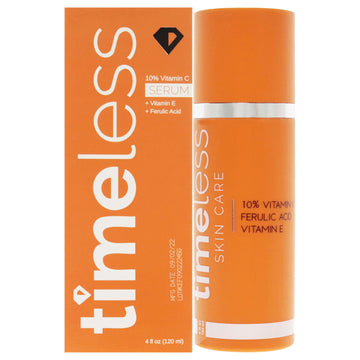 Vitamin C Plus E 10 Percent Ferulic Acid Serum by Timeless for Unisex - 4 oz Serum