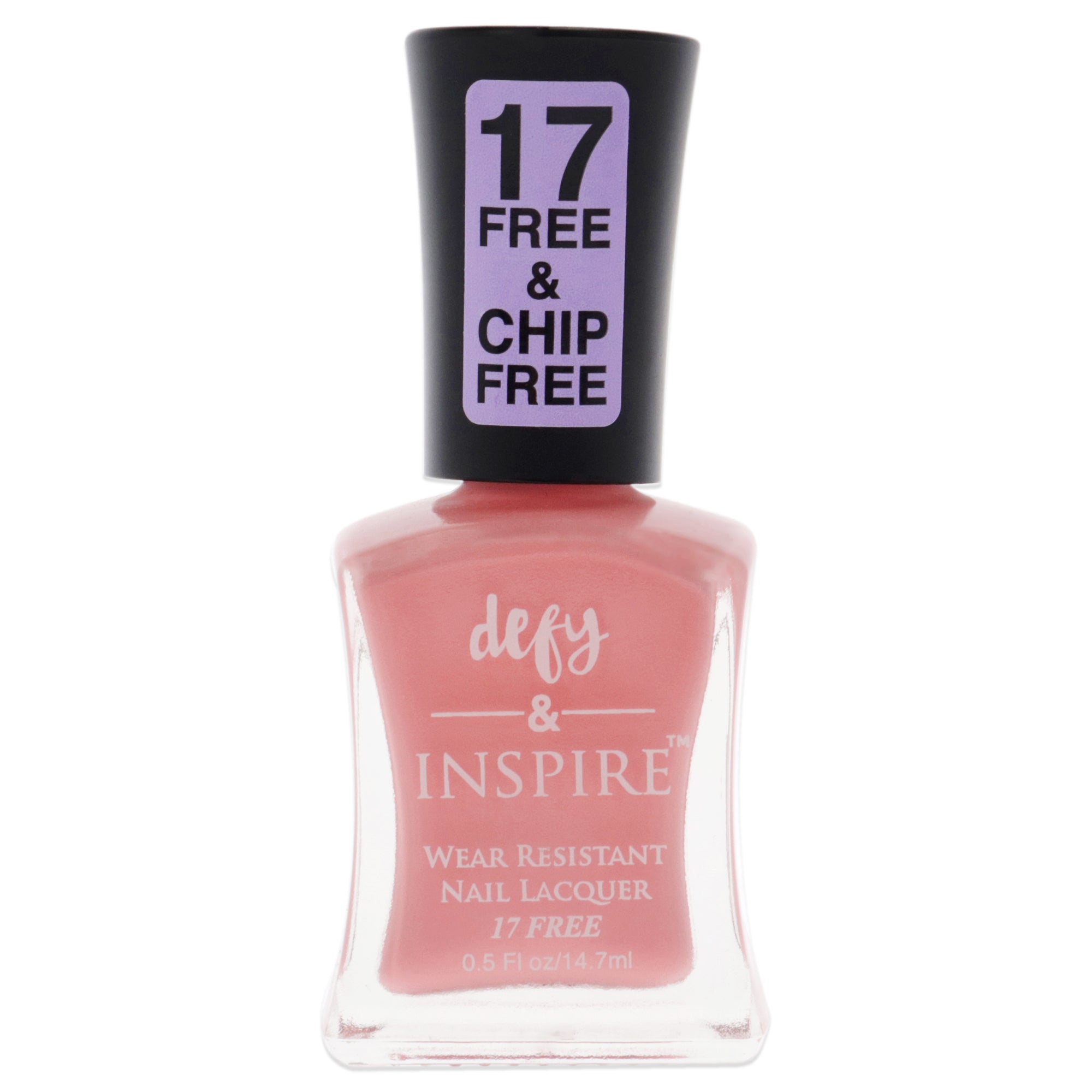 Wear Resistant Nail Lacquer - 582 Just Peachy by Defy and Inspire for Women - 0.5 oz Nail Polish