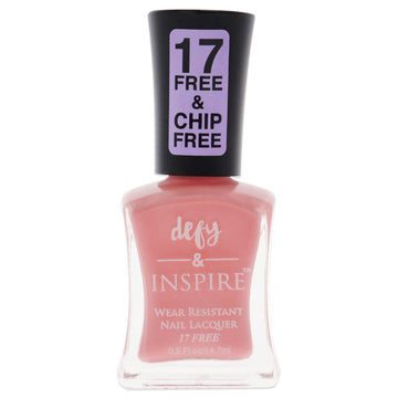 Wear Resistant Nail Lacquer - 582 Just Peachy by Defy and Inspire for Women - 0.5 oz Nail Polish