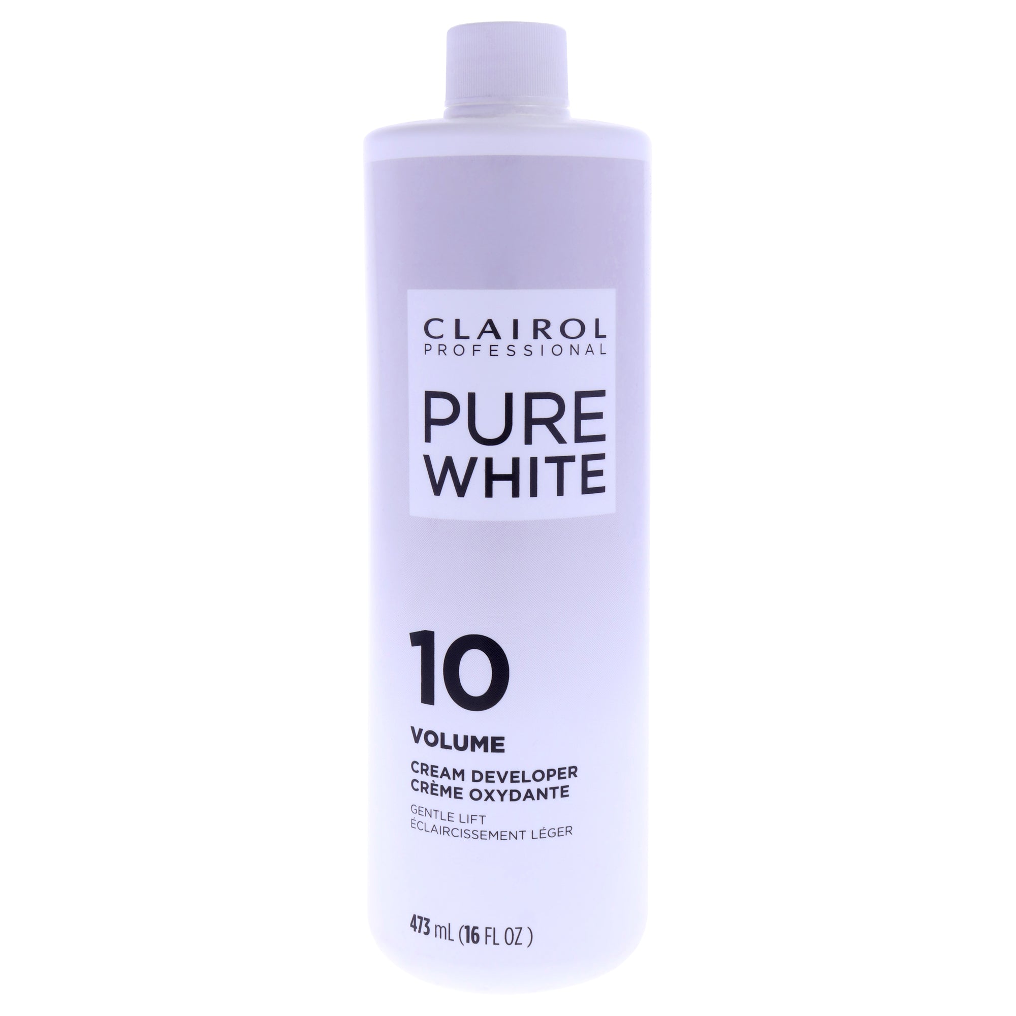 Pure White 10 Volume Creme Developer by Clairol for Unisex - 16 oz Lightener
