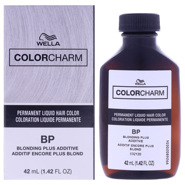 Color Charm Permanent Liquid Hair Color - BP Blonding Plus Additive by Wella for Unisex - 1.42 oz Hair Color