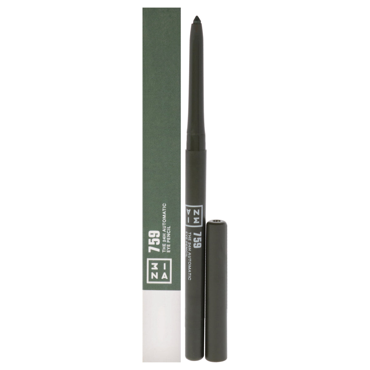 The 24H Automatic Eye Pencil - 759 Olive Green by 3INA for Women - 0.01 oz Eye Pencil