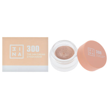 The 24H Cream Eyeshadow - 300 Champagne Pink Metallic by 3INA for Women - 0.10 oz Eye Shadow