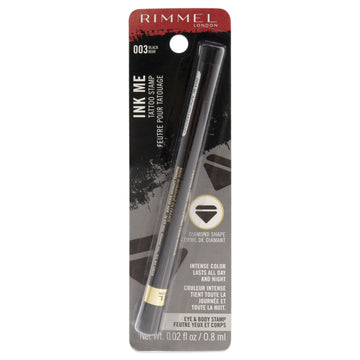 Ink Me Tatto Stamp Eyes and Body - 003 Black Diamond Shape by Rimmel London for Women - 0.02 oz Eyeliner