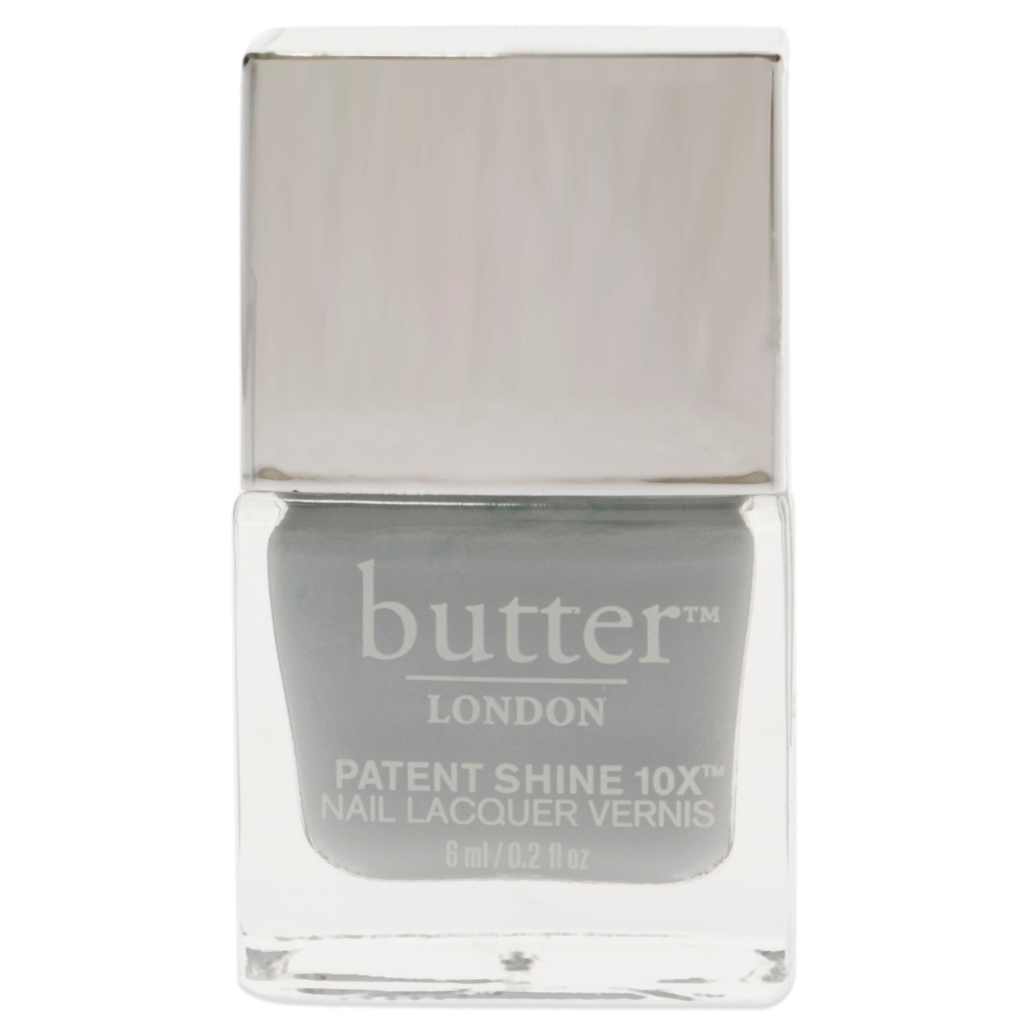 Patent Shine 10X Nail Lacquer - London Fog by Butter London for Women - 0.2 oz Nail Polish