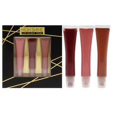 High Shine Lip Gloss Trio by Reaction Retail 3 x 0.54 oz Lip Gloss