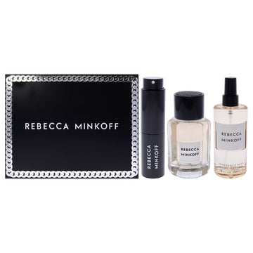 Rebecca Minkoff by Rebecca Minkoff for Women - 3 Pc Gift Set 3.4oz EDP Spray, 0.47oz EDP Spray (Mini), 6.8oz Fragrance Mist