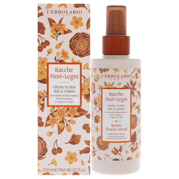 Fluid Body Cream - Berries Flowers Wood by LErbolario for Unisex - 6.7 oz Body Cream