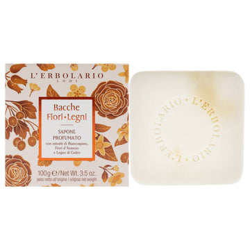 Perfumed Soap - Berries Flowers Wood by LErbolario for Unisex - 3.5 oz Soap