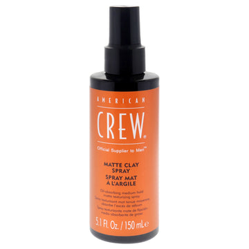 Matte Clay Spray by American Crew for Men - 5.1 oz Hair Spray