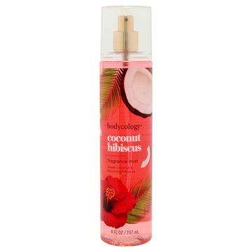 Coconut Hibiscus by Bodycology for Women - 8 oz Fragrance Mist