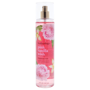 Pink Vanilla Wish by Bodycology for Women - 8 oz Fragrance Mist