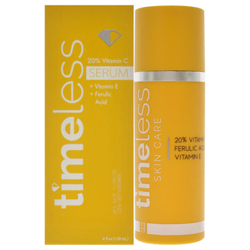 Vitamin C Plus E 20 Percent Ferulic Acid Serum by Timeless for Unisex - 4 oz Serum
