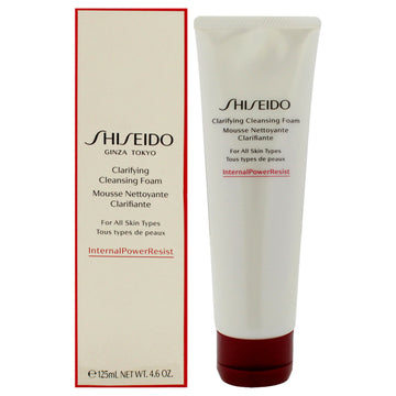 Clarifying Cleansing Foam by Shiseido for Unisex - 4.6 oz Cleanser (Tester)